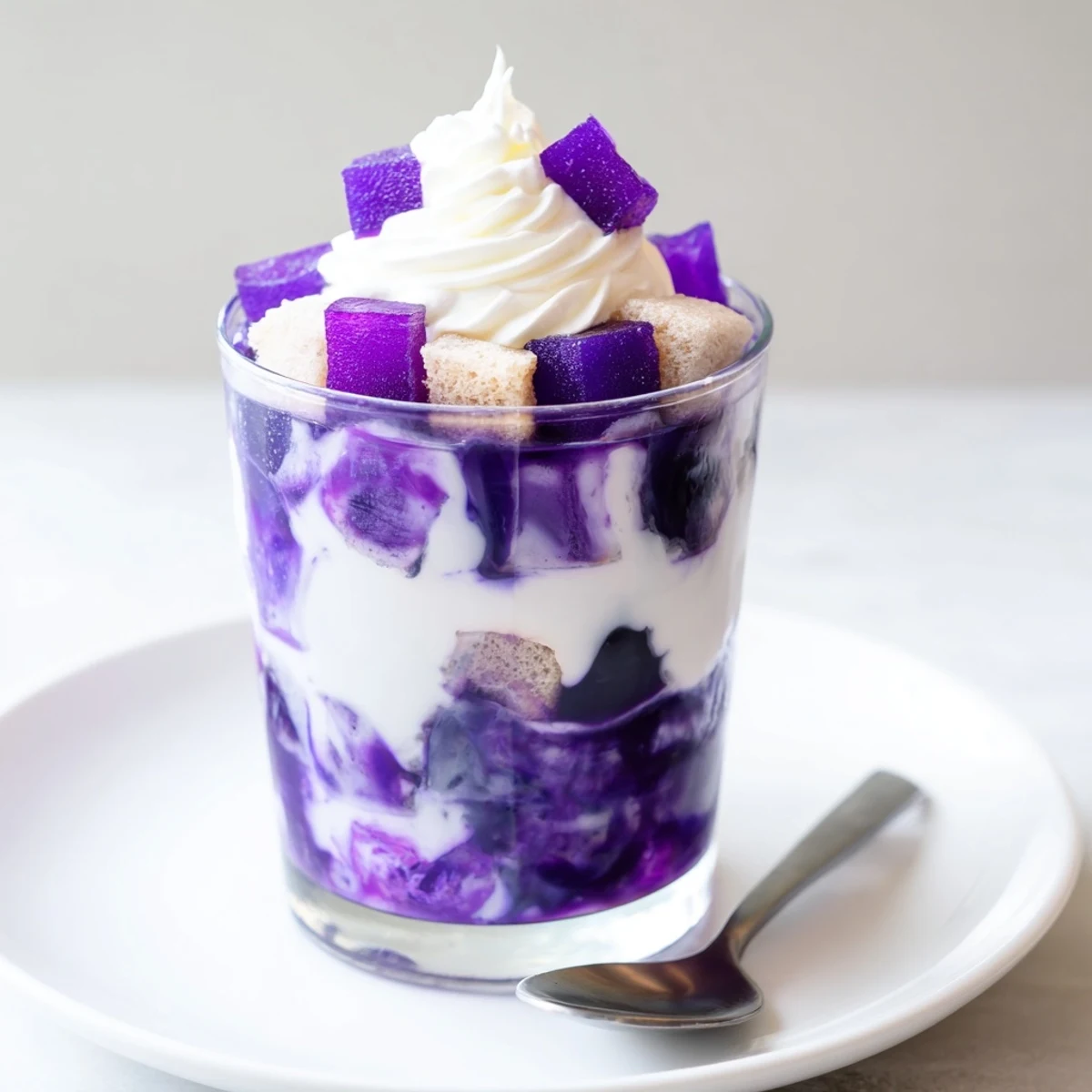 Ube Milk Jelly Trifles #108
