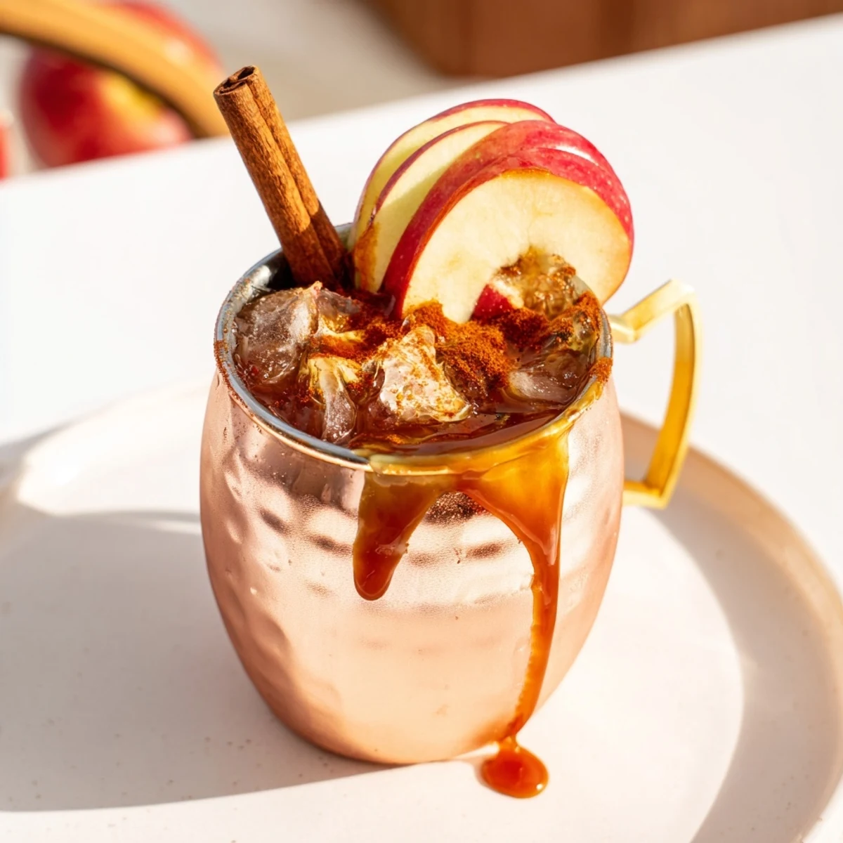 Spicy Caramel Apple Mule