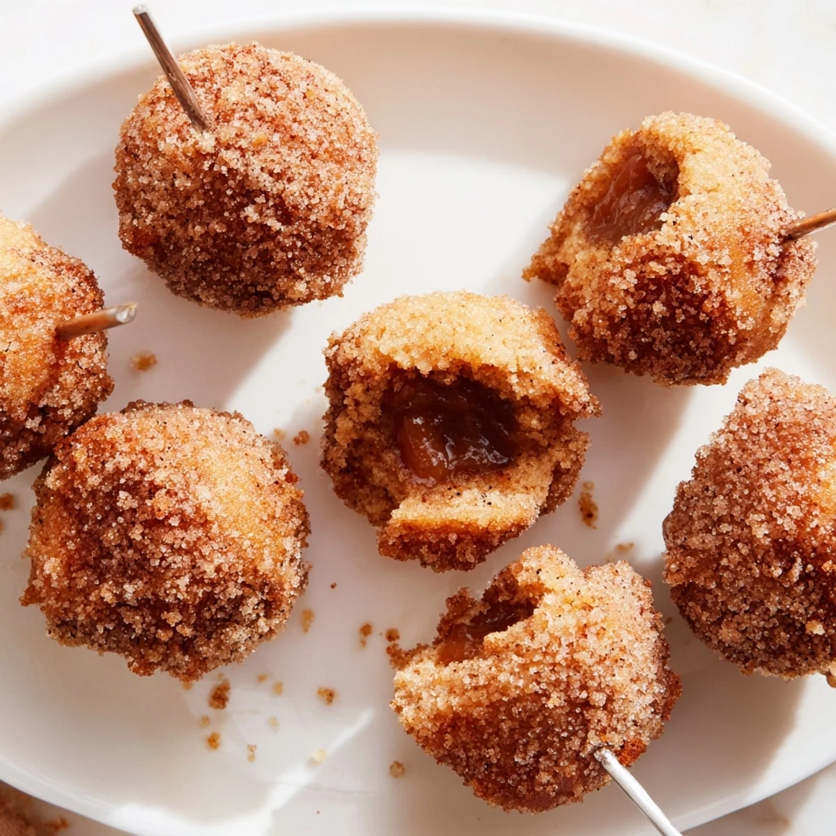 Indulge in these chai caramel muffin pops, featuring a crunch and gooey filling.