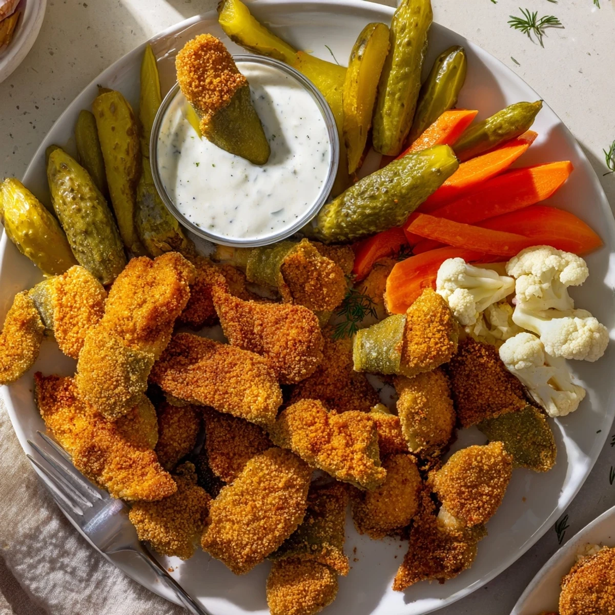 Crispy fried pickles showcasing golden crunch for the ultimate Pickle Lovers Meal.  