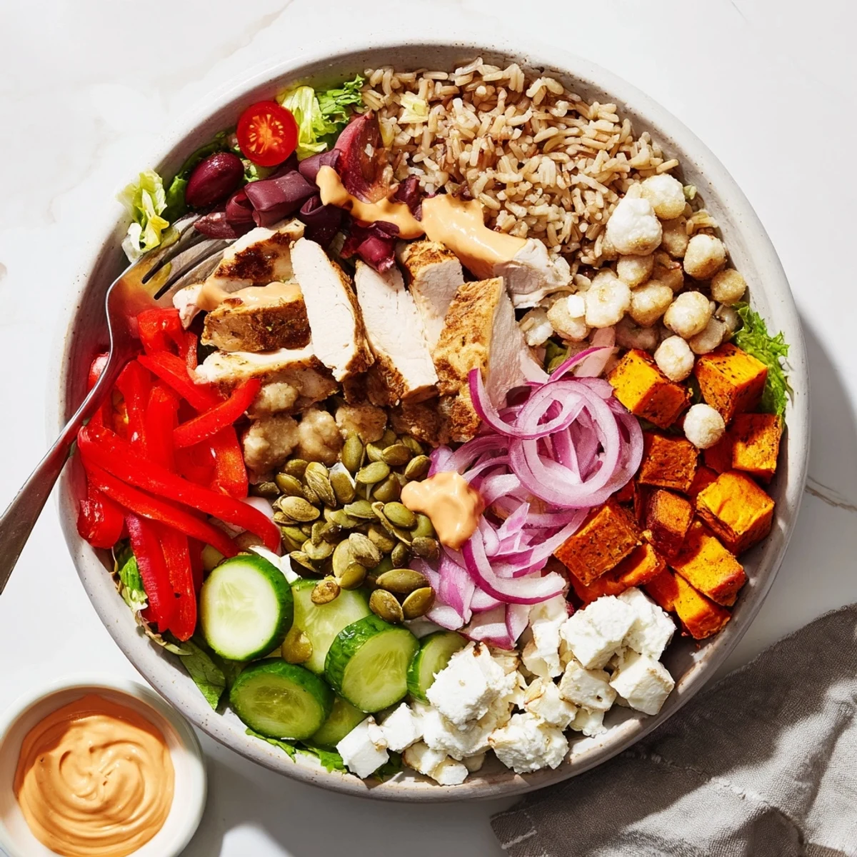 A colorful display of the Build-Your-Own Boards & Bowls recipe, inviting customization.  