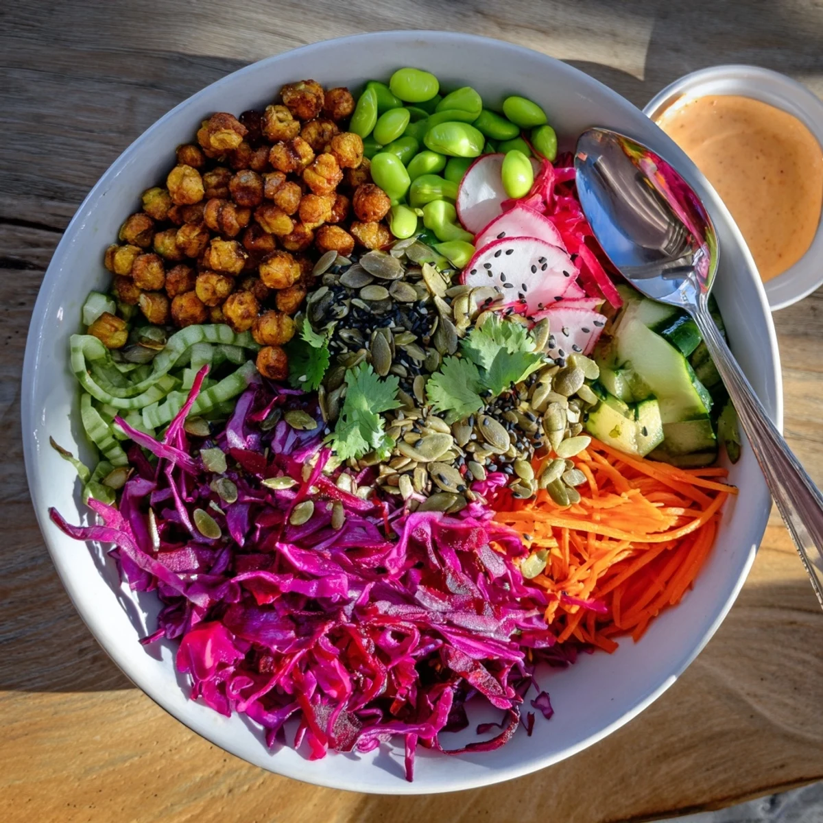 Delicious ASMR Crunch Snack Bowls featuring crisp textures and fresh, colorful ingredients.  