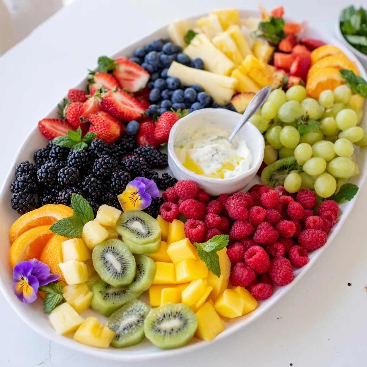 Butterfly Garden Fruit Board