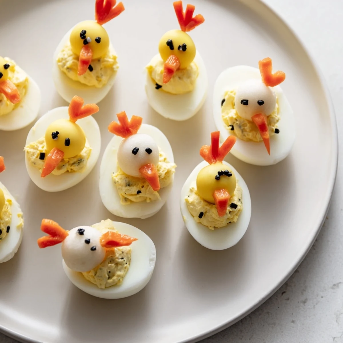 Adorable Chick & Duckling Snacks, perfectly shaped, ready to delight at your spring party, tasty and fun.