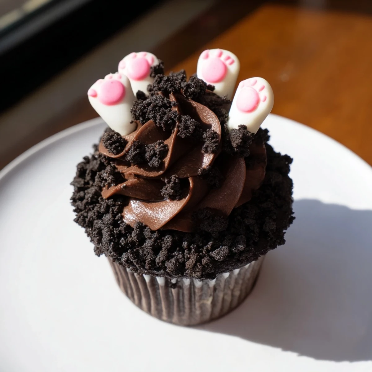 Bunny Burrow Chocolate Cupcakes