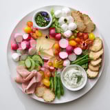 Spring Wreath Appetizer Platter