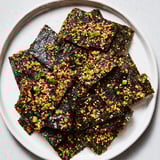 Freshly baked Snacks de Vague Surf, sea-inspired seaweed snacks ready to enjoy after cooling.