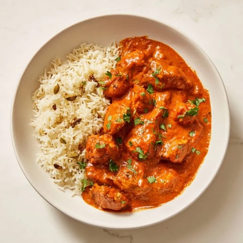 Butter Chicken and Rice Pilaf