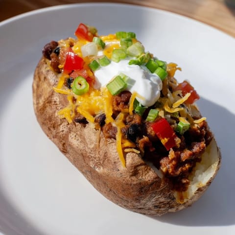 Loaded Baked Potato Chili Cheese
