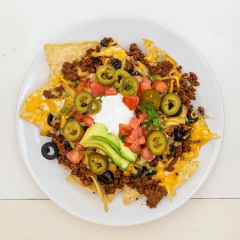 Sheet Pan Nachos Beef