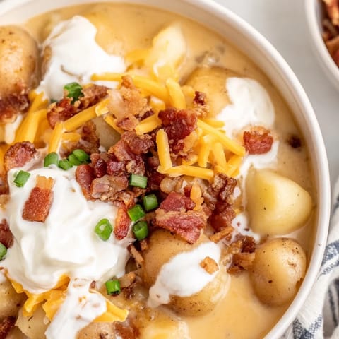Crockpot Loaded Baked Potato