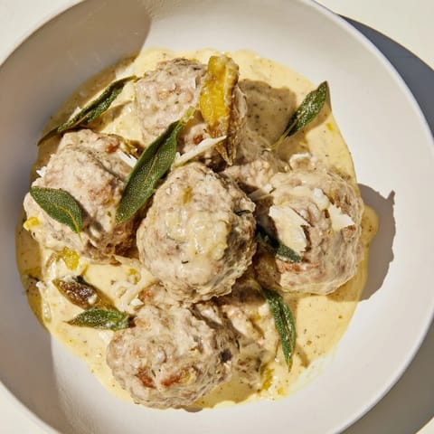 Turkey Meatballs Pumpkin Sage