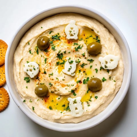 White Bean Olive Penguins