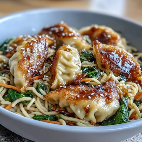 Potsticker Noodle Bowls