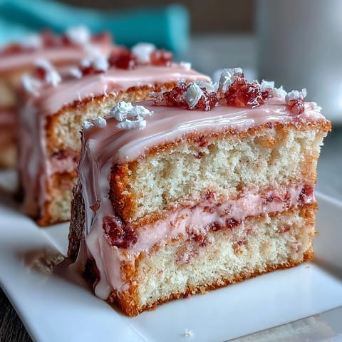 Spring Ombre Cake in pastel pink and yellow with smooth buttercream frosting, perfect for spring celebrations.