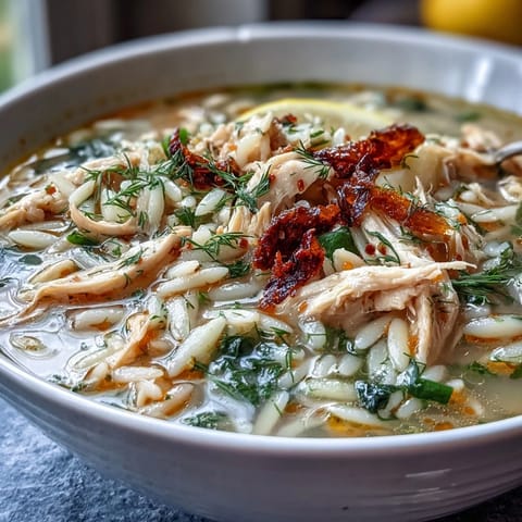 Greek Lemon Chicken Soup