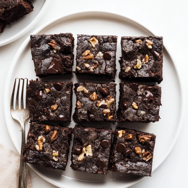 Deliciously fudgy Zero-Waste Brownies made from leftover nut-milk pulp, perfect for guilt-free snacking.