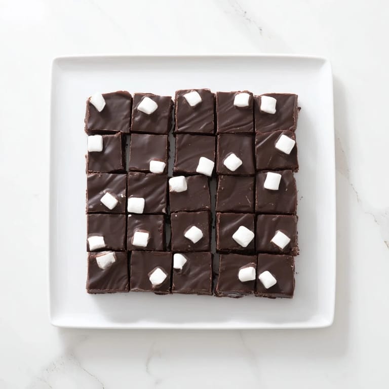 This homemade Easy Marshmallow Fudge is smooth, rich, and perfect for sharing with family.