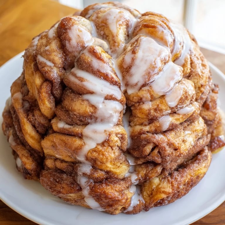 Holiday brunch centerpiece: A warm and inviting Cinnamon Swirl Christmas Tree Bread ready to serve.
