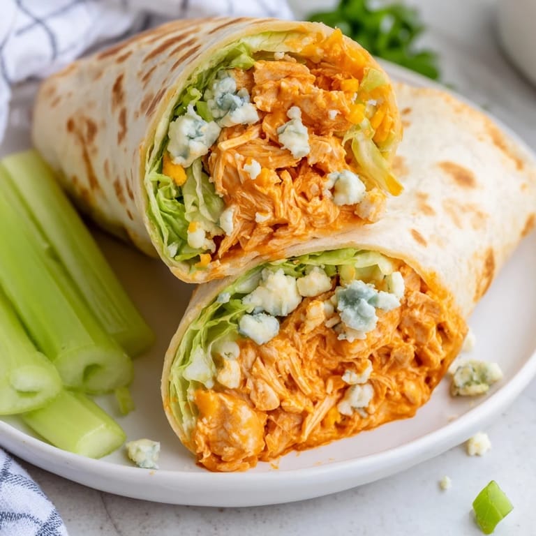 Golden-grilled Buffalo Chicken Dip Wraps, with a spicy, savory aroma, perfect for game day snacking.