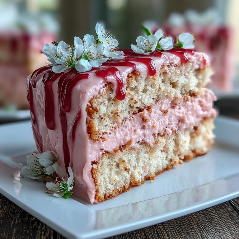 Elegant pastel pink and yellow ombre cake with creamy frosting, ideal for birthdays and festive gatherings.