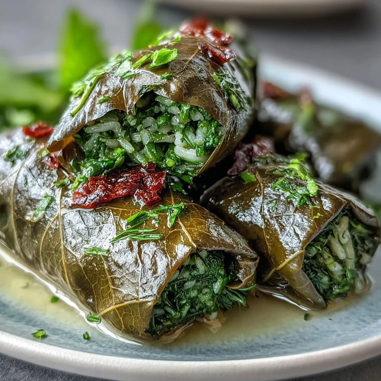 A vibrant platter of freshly made Kurdish Dolma, perfect for sharing.