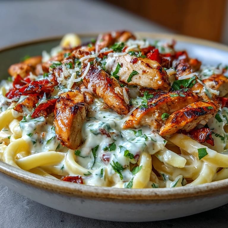 Hearty Cajun Chicken Pasta Alfredo, perfect for a flavorful dinner indulgence.