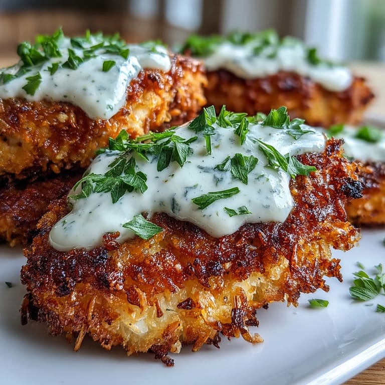 Deliciously baked crispy rice chicken cutlets