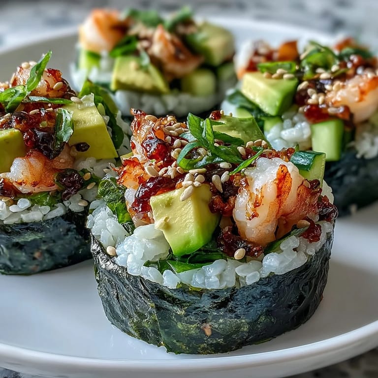 Easy-to-eat Sushi Push-Pop Cups, a fun party appetizer with layered delights.
